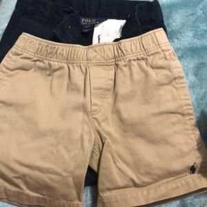 2 pairs of polo shorts/ 1 pair of slacks